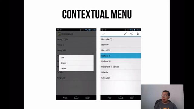 ACTION BAR Y MENÚ смотреть онлайн
