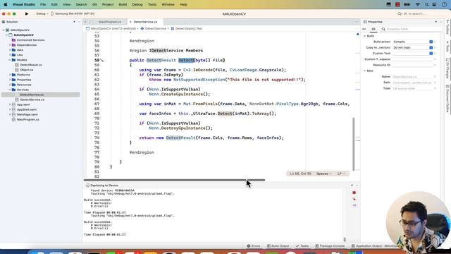 Dotnet MAUI OpenCV Face Detection
