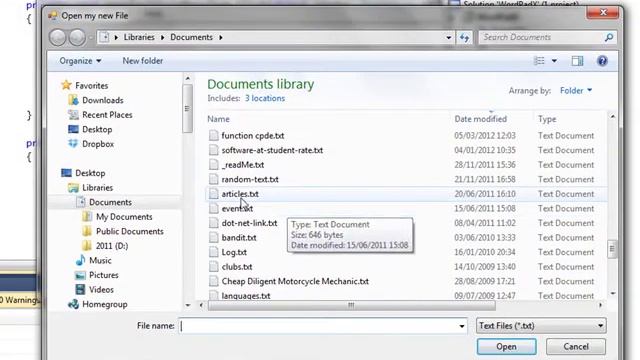 Create a Wordpad application in C# смотреть онлайн