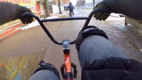 BMX STREET | GOPRO BMX | ТРЮКИ НА BMX | КАК КАТАТЬСЯ ЗИМОЙ