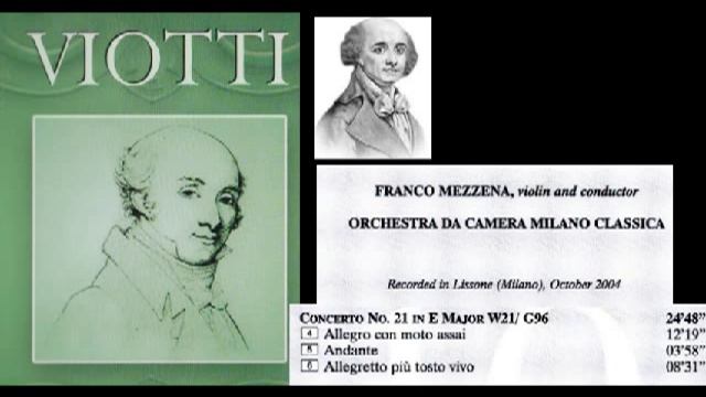 Giovanni Batista Viotti conicerto para violin N 21 смотреть онлайн