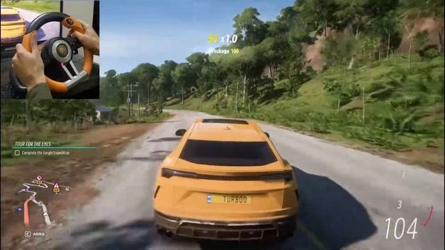 Lamborghini Urus - Forza Horizon 5 | (Steering Wheel + Shifter) смотреть онлайн