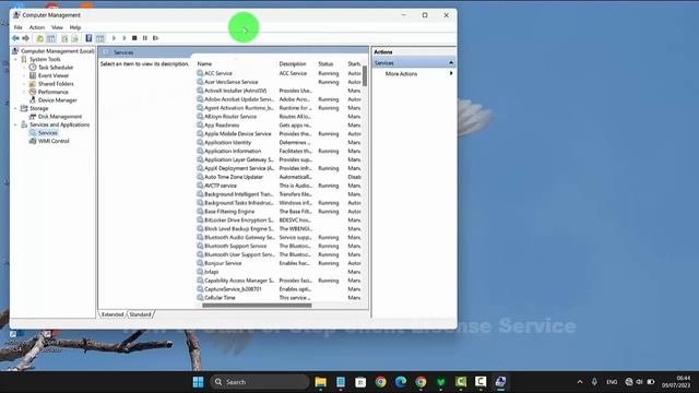 Windows 11 Home : How to Start or Stop Client License Service смотреть онлайн