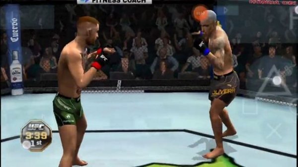 UFC 4 PPSSPP MOD - CHARLES OLIVEIRA VS CONOR MCGREGOR - GAMEPLAY - PARTE 5 🥰