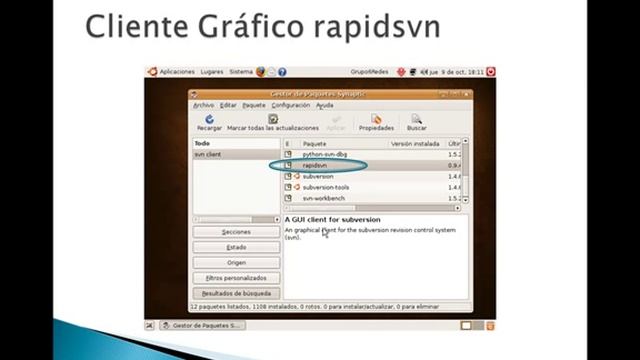Cliente SubVersion Ubuntu 8.04 смотреть онлайн