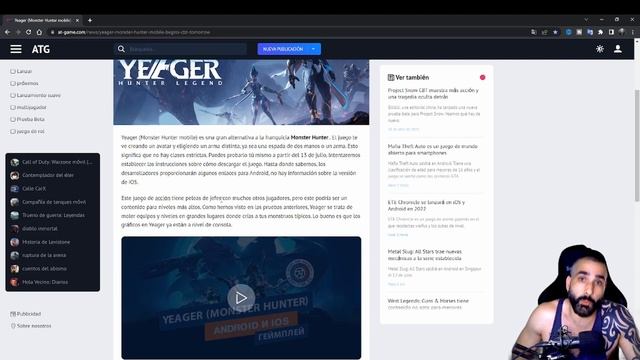 MONSTER HUNTER ANDROID [ YEAGER ] NUEVA BETA DISPONIBLE смотреть онлайн