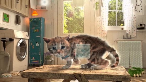 CUTE LITTLE KITTEN ADVENTURE - CUTE GREEN CAT AND CAT ADVENTURE JOURNEY - ANIMATED CAT