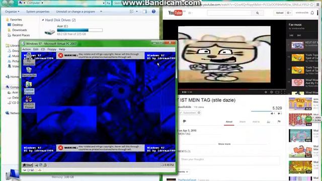 Windows 97 in Virtual PC 2007! смотреть онлайн