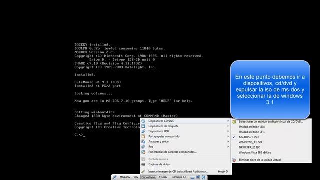 Instalar windows 3.1 en virtualbox смотреть онлайн