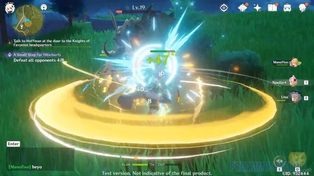 Genshin Impact Noelle Gameplay & Open World Co-op (PC Closed Beta) смотреть онлайн