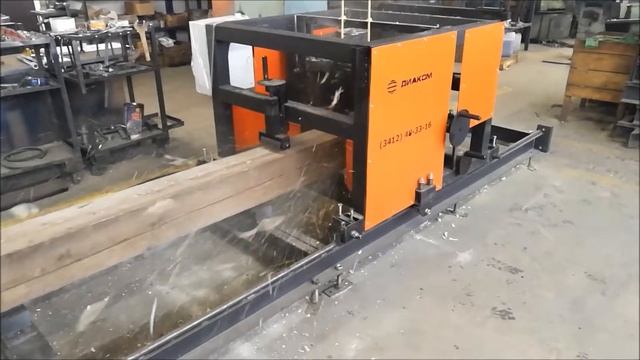 Станок для профилирования бруса СПБ2 производства ПО "Диаком" смотреть онлайн