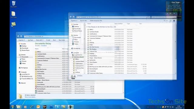 Backing up data to CD/DVD with Windows (Watch in HD) смотреть онлайн