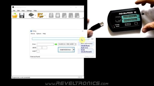 REVELPROG-IS drivers installing on Windows 8 or 10 (64-bit) смотреть онлайн