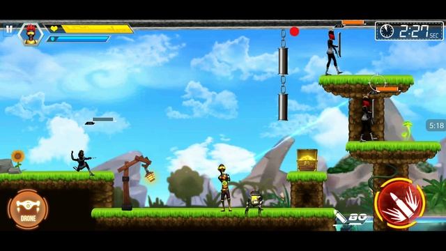 Stickman Reborn - Puzzle Game - by The Knights Pvt Ltd | Android Gameplay | смотреть онлайн