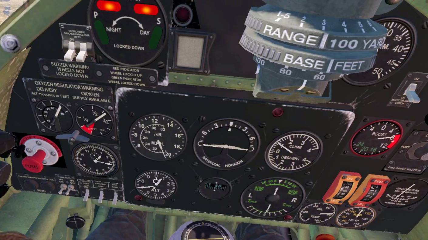 Бой на Hurricane Mk.IV в VR шлеме в War Thunder. СБ режим. смотреть онлайн
