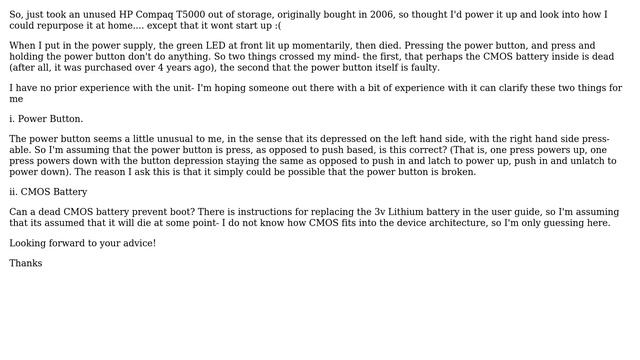HP Compaq T5000 won't power up (2 Solutions!!) смотреть онлайн