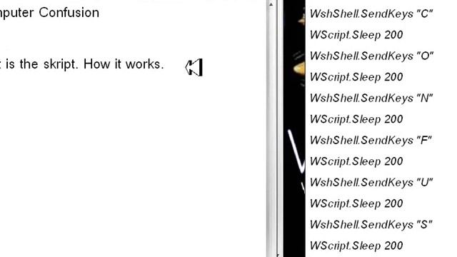 GHOST typing Note pad VBS смотреть онлайн