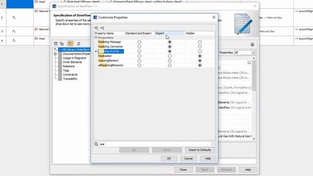 MagicDraw User Interface: Customizing the Specification Window смотреть онлайн
