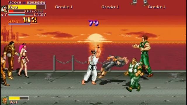 Final Fight LNS Ultimate Ryu mode Musou смотреть онлайн