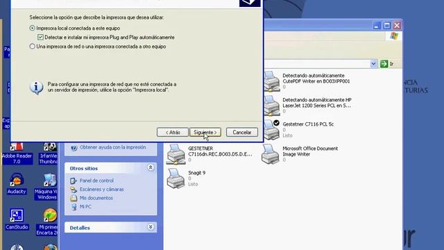 Tutoriales.Como agregar una impresora. смотреть онлайн