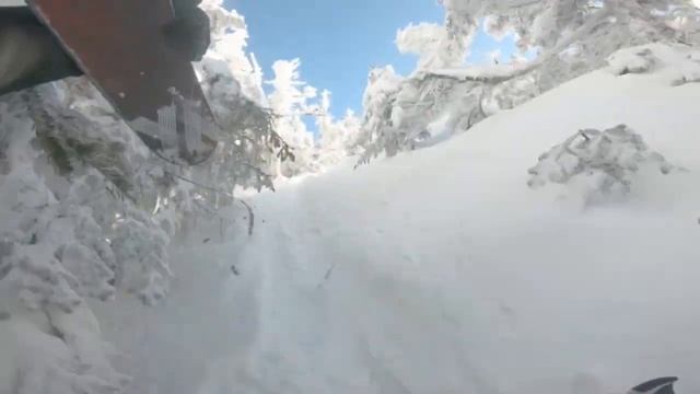 Skiing the Big Slide between Mt. Ellen and Lincoln Peak (Sugarbush) смотреть онлайн