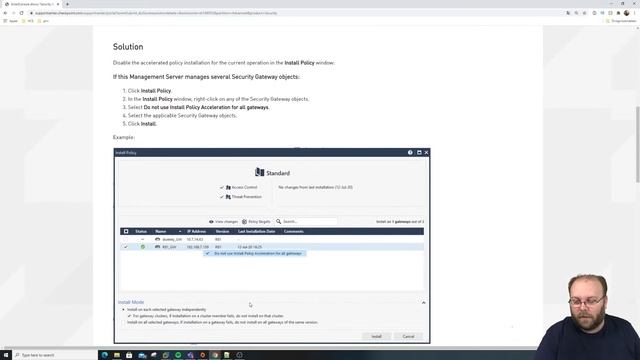Check Point R81 | Disable Accelerated Install Policy sk168055 смотреть онлайн
