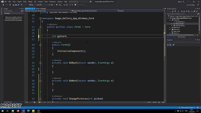 C# Tutorial - Create a simple image gallery with the image and a caption displayed in windows form смотреть онлайн