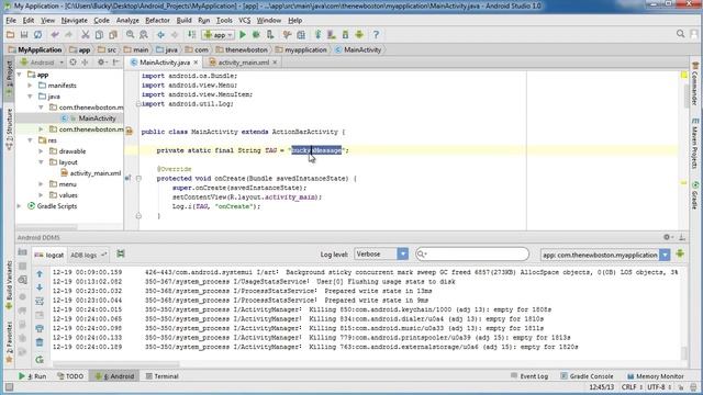 Android App Development Lesson 10 Running the State Changing Example смотреть онлайн