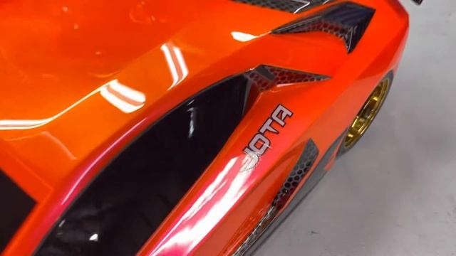 Bitty Designs Jota Lamborghini body painted in Chameleon Pearl orange смотреть онлайн