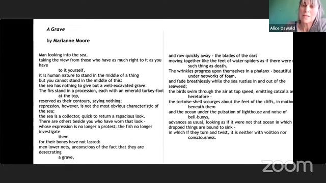 Sidelong Glances - Professor of Poetry Lecture with Alice Oswald смотреть онлайн