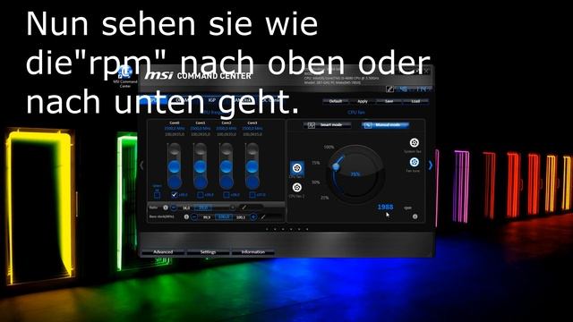 CPU Lüfter Manuel Steuern ||MSI Command Center|| смотреть онлайн