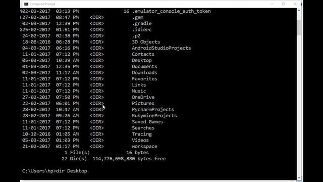 Windows Command Line Tutorial 2 Listing Files смотреть онлайн