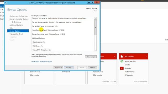How to configure Active Directory | Create Domain Controller in 2012 R2 Hindi- Video 5 смотреть онлайн