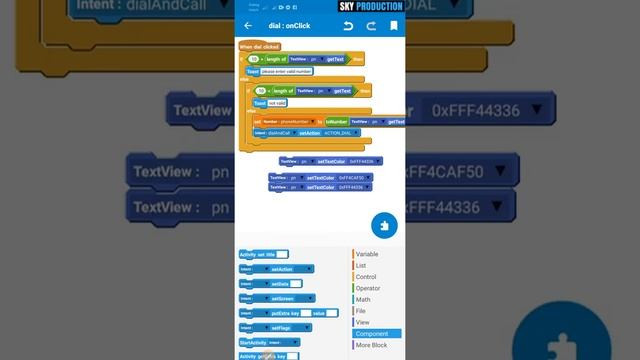 #5 Sketchware sinhala | How to make an app | Call and Dial [part 2] смотреть онлайн