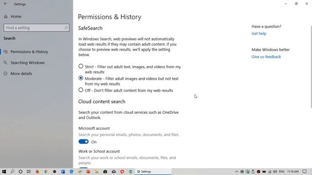 Windows 10 May 2019 update Using Safe Search in Windows search смотреть онлайн