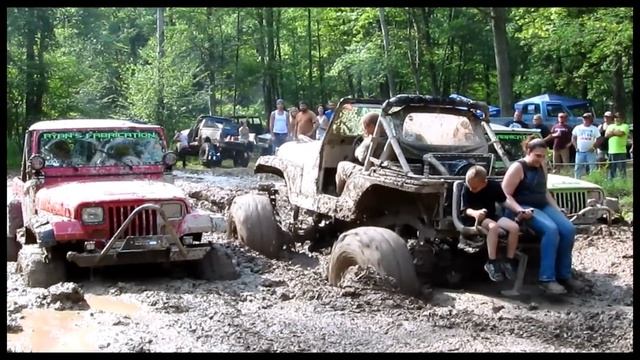 (5) 9/5/15 JEFFREYS MUD BOG// WADE, JACKED UP V8 JEEP смотреть онлайн