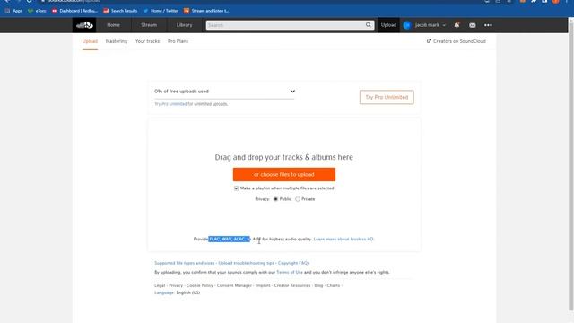 How To Upload Your Tracks or Your Albums on Soundcloud PC смотреть онлайн