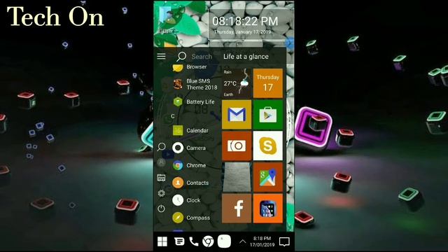 Windows 10 Launcher For Android phone.2019 смотреть онлайн