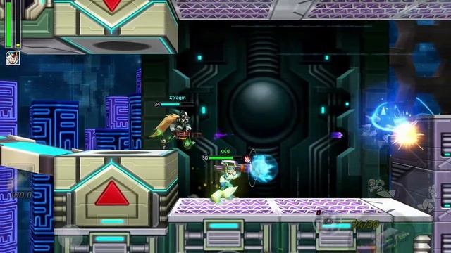 MEGAMAN X DiVE Mobile iOS Android Walkthrough - Part 7 - Beat the Chameleon, Cyberspace смотреть онлайн
