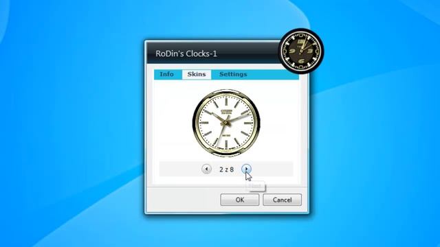 RoDins Clocks Windows 7 Sidebar Gadget смотреть онлайн