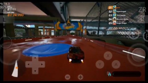Hot Wheels Unleashed Yuzu Android NCE GitHub v264 Gameplay test Snapdragon 778G Settings