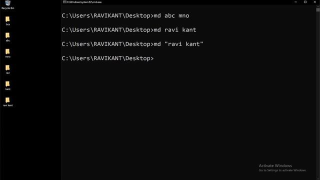 md Command - Make Directory | Command Prompt смотреть онлайн