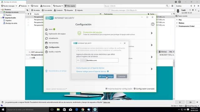 Quitar o Restaurar Contraseña de ESET Internet Security 13.x mediante correo electrónico смотреть онлайн