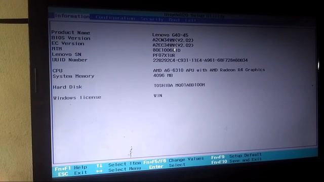 Cara mengatasi Lenovo G40 Win 7 boot error' (EFI Network 0 for IPv4 (68-F7-28-A6-DB-34) boot failed смотреть онлайн