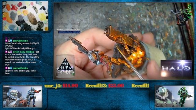 How to paint Halo Miniatures with OSL in Oils смотреть онлайн