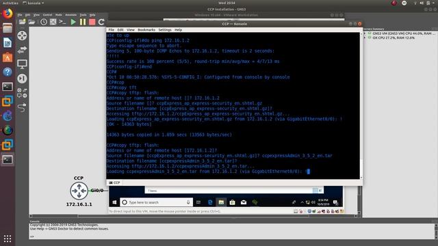 Installing Cisco Configuration Professional CCP in GNS3 смотреть онлайн