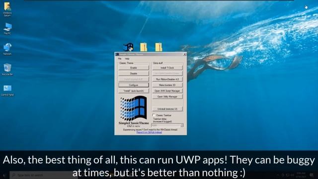 Classic and basic theme on Windows 10 смотреть онлайн