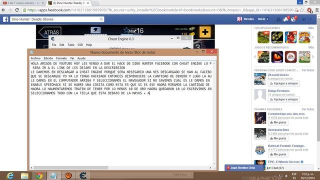 hack de dino hunter facebook смотреть онлайн
