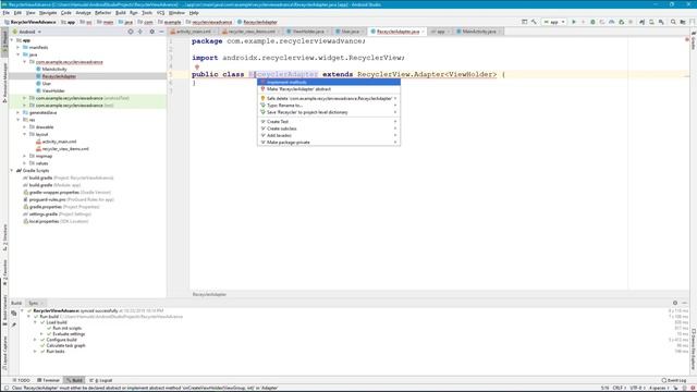 Android RecyclerView | Creating ViewHolder and Recycler Adapter | Part 2| Android Development смотреть онлайн