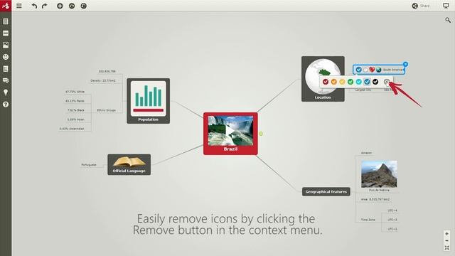 How to add icons to a mind map in Mindomo смотреть онлайн